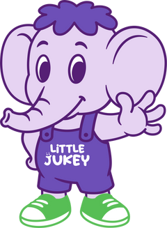 Little Jukey the elephant, waving
